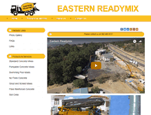 Tablet Screenshot of easternreadymix.co.za